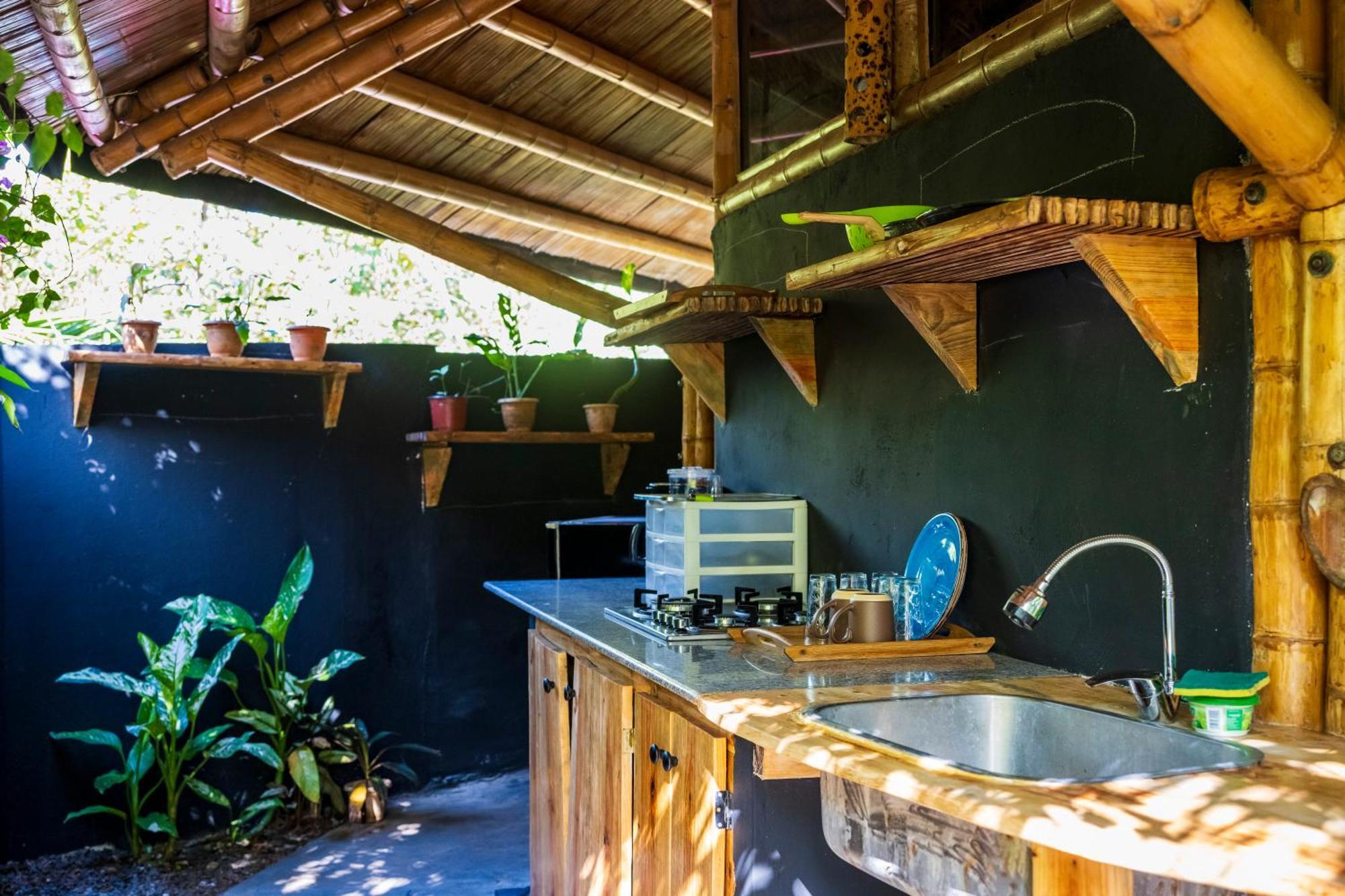 Eco-Lodge Deseo Bamboo Santa Catalina Eksteriør bilde